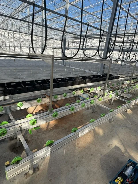 Installatie in de glastuinbouw